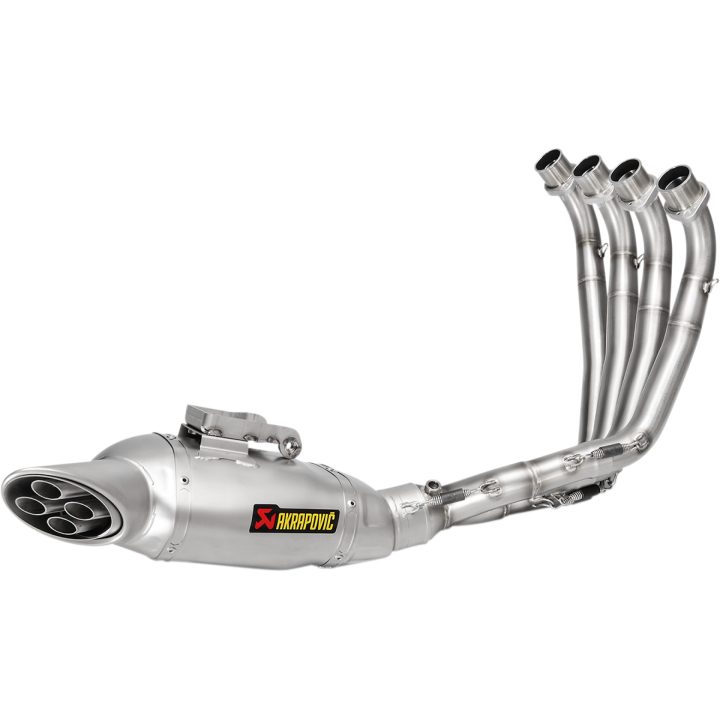 Helsystem Racing 4-i-1 Rostfritt Stål/Titan Akrapovic Silver – bild 7