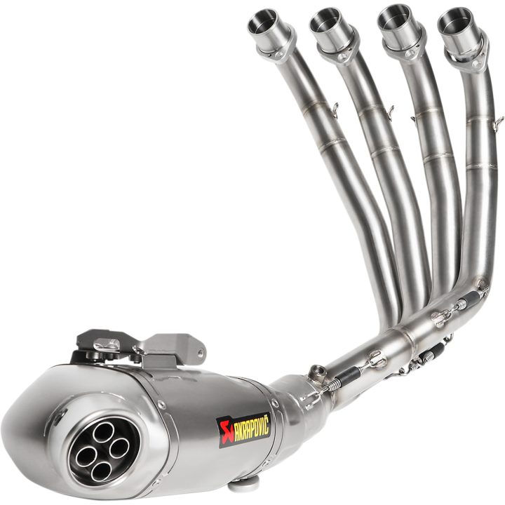 Helsystem Racing 4-i-1 Rostfritt Stål/Titan Akrapovic Silver – bild 6