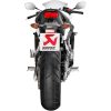 Helsystem Racing 4-i-1 Rostfritt Stål/Titan Akrapovic Silver – miniatyr 2