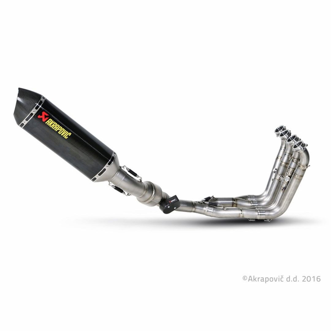 Helsystem Racing Line Akrapovic Kolfiberdämpare