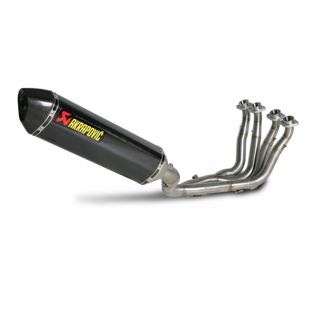 Helsystem Racing Line Akrapovic Kolfiberdämpare