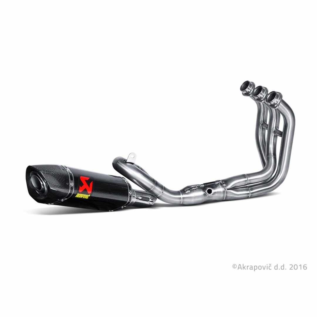 Helsystem Racing Line Akrapovic Kolfiberdämpare
