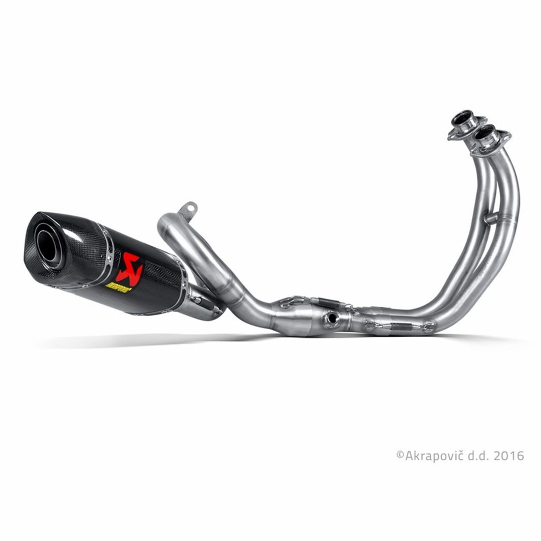 Helsystem Racing Line Akrapovic Kolfiberdämpare