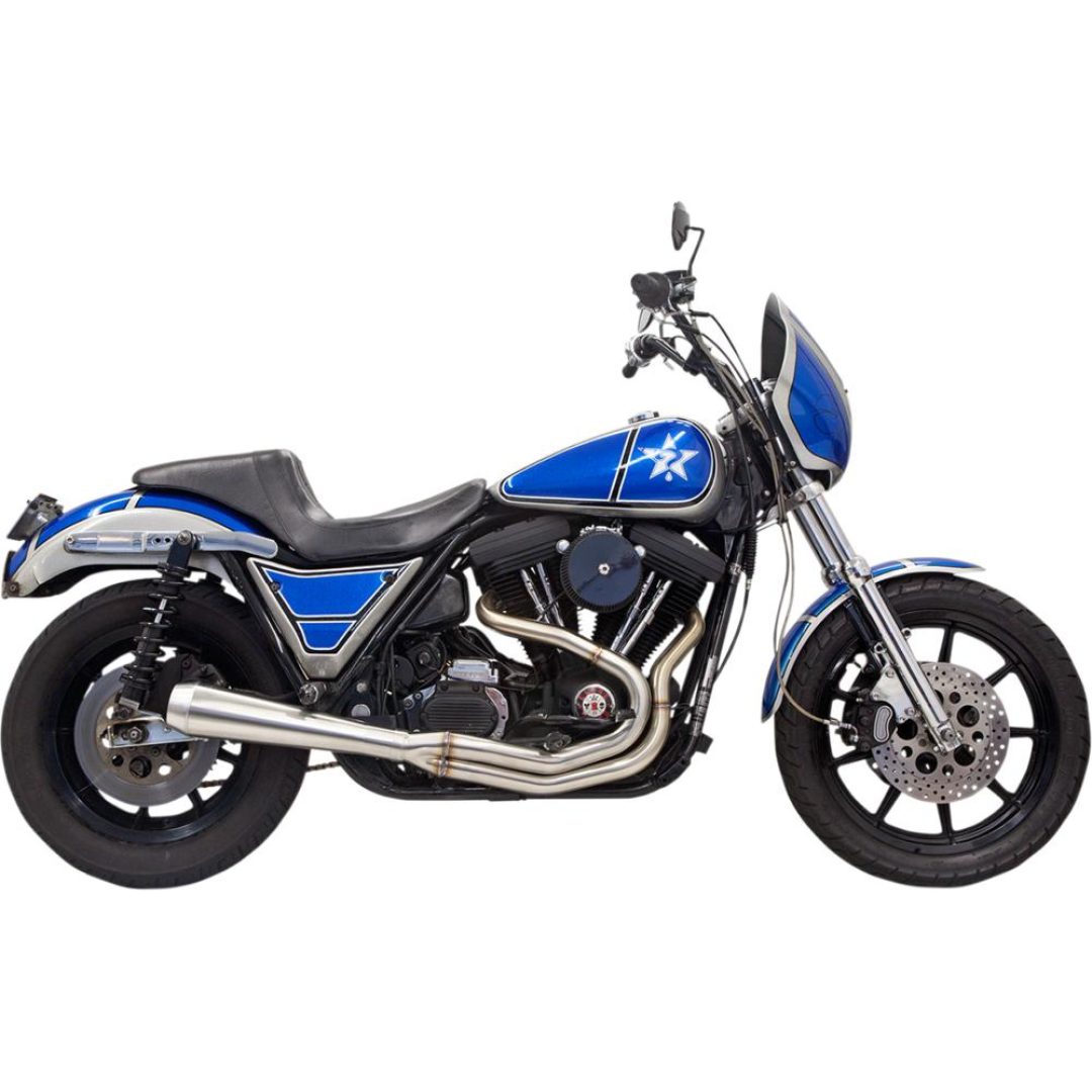 Helsystem Road Rage Iii Fxr Borstad Silver BASSANI XHAUST Ljuddämpare