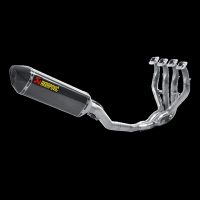 Helsystem Rostfritt Stål/Kolfiber Akrapovic
