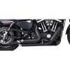 Helsystem Shortshots Staggered Svart VANCE & HINES Ljuddämpare – miniatyr 2