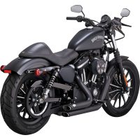 Helsystem Shortshots Staggered Svart VANCE & HINES