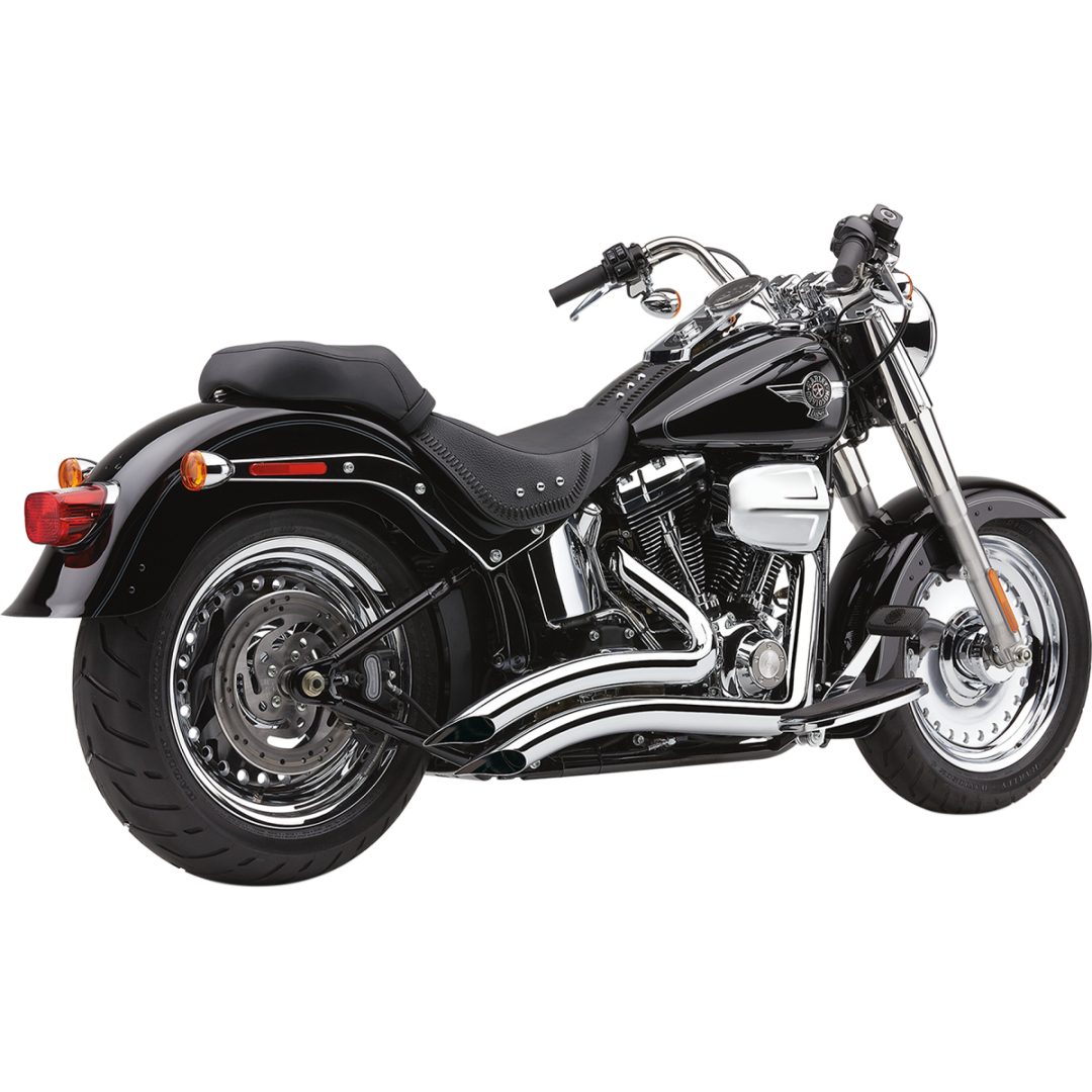Helsystem Speedster Short Swept Cobra Chrome värmesköld – bild 2