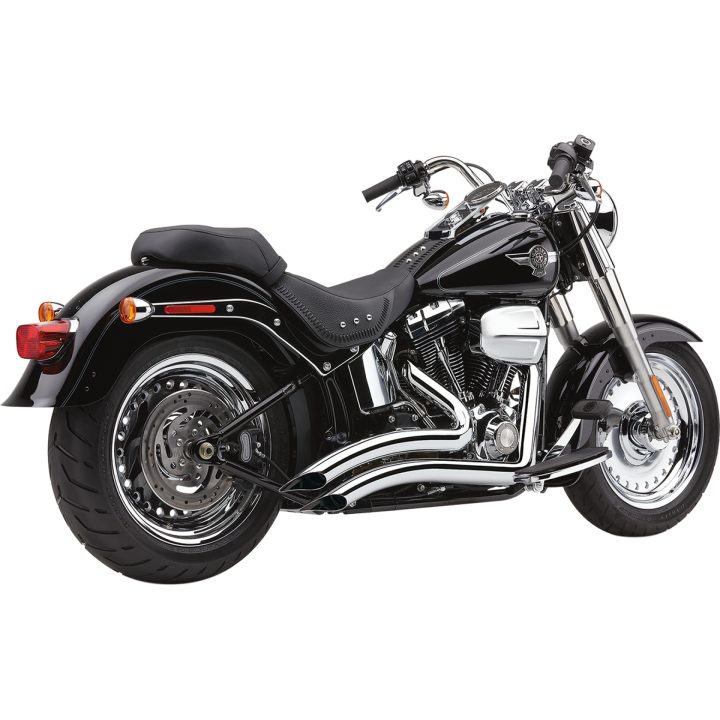 Helsystem Speedster Short Swept Cobra Chrome värmesköld – bild 2