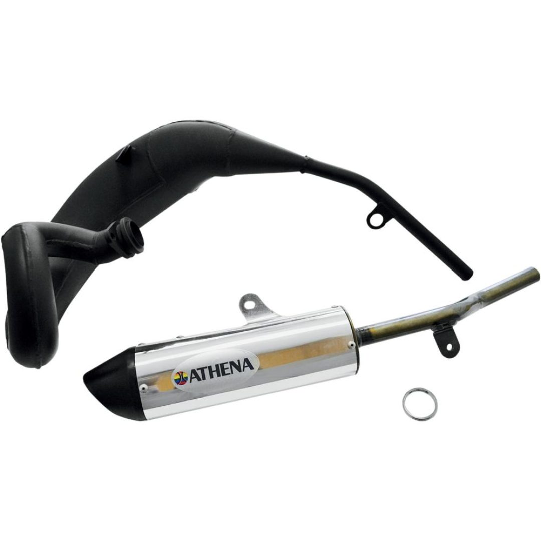 Helsystem Sporting Exhaust Svart/krom ATHENA EXHAUST PIPE YAMAHA