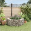 Hexagonal planteringsgabion upphöjd 160x140x50 cm vidaXL 160 x 139 x 50 cm – miniatyr 1