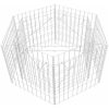Hexagonal planteringsgabion upphöjd vidaXL 100 x 90 x 50 cm – miniatyr 2