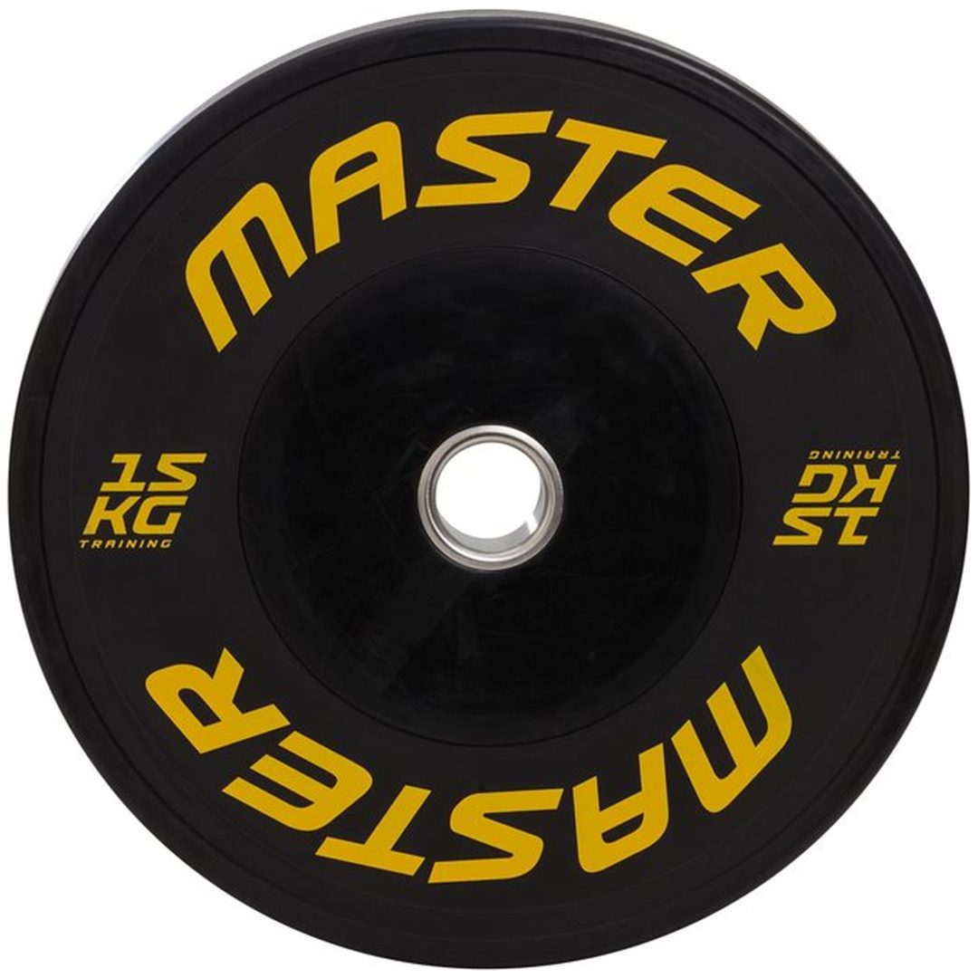 Hg bumperplate Master Fitness 15 kg – bild 2