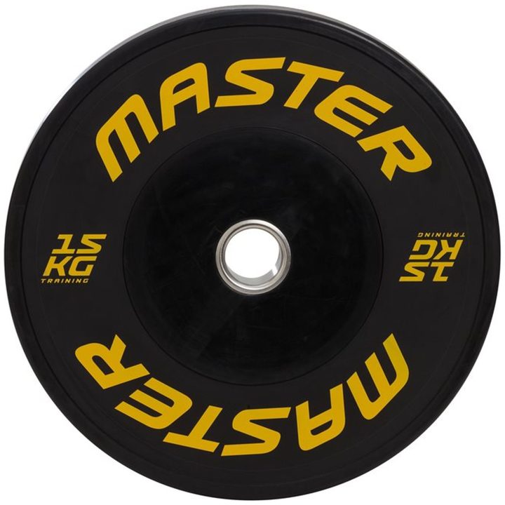 Hg bumperplate Master Fitness 15 kg – bild 2