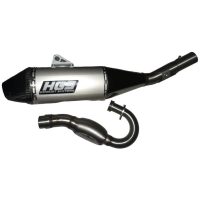 HGS Avgassystem 4T komplett CRF250R 25-.. Carbon Grey