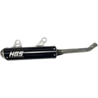 HGS Ljuddämpare 2T Racing KTM65 TC65 MC65 16-23 Svart