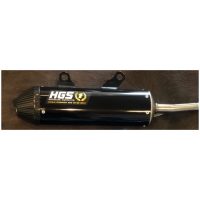 HGS Ljuddämpare Svart med kolfiberända 2T Racing KTM SX250/300 23-.. TC250 23-