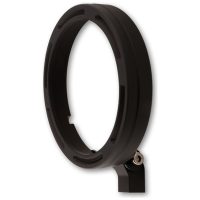 HIGHSIDER pro 7 inch CNC lamp holder ring FRAME-R1, black, bottom mount