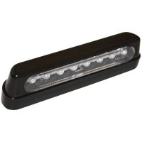 HIGHSIDER smart LED license plate light, ABS black, long