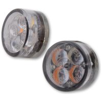 HIGHSIDER smart Module Sixteen LED Indicator/Position Light Smoke 2in1, E-Approved (Pair)
