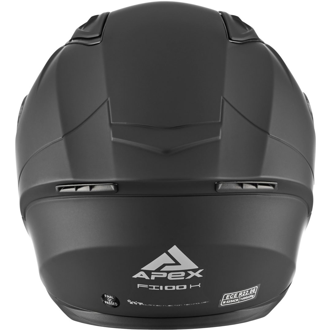 Hjälm Barn FI100 Svart Matt APEX YS (51-52 cm) – bild 2