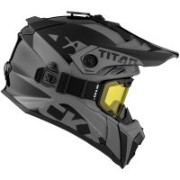 Hjälm + Goggles TITAN Airflow Extra Grå S CKX