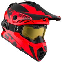 Hjälm + Goggles TITAN Airflow Extra Röd XS CKX