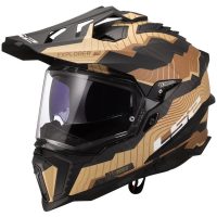 HJÄLM LS2 MX701 EXPLORER CARBON Trick Brun/Sand, XXL, TRICK BRUN/SAND