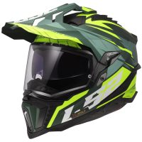 HJÄLM LS2 MX701 EXPLORER Srire Grön/Gul, XL, SRIRE GRÖN/GUL