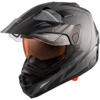 Hjälm QUEST RSV Moosek med elektriskt visir Grå XS CKX
