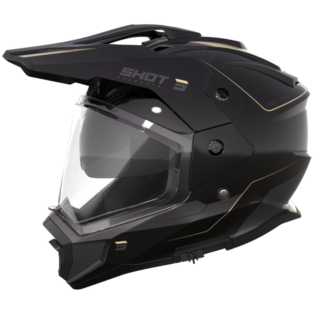 Hjälm Trek Max Vision Rally Svart Sand Blank Shot M