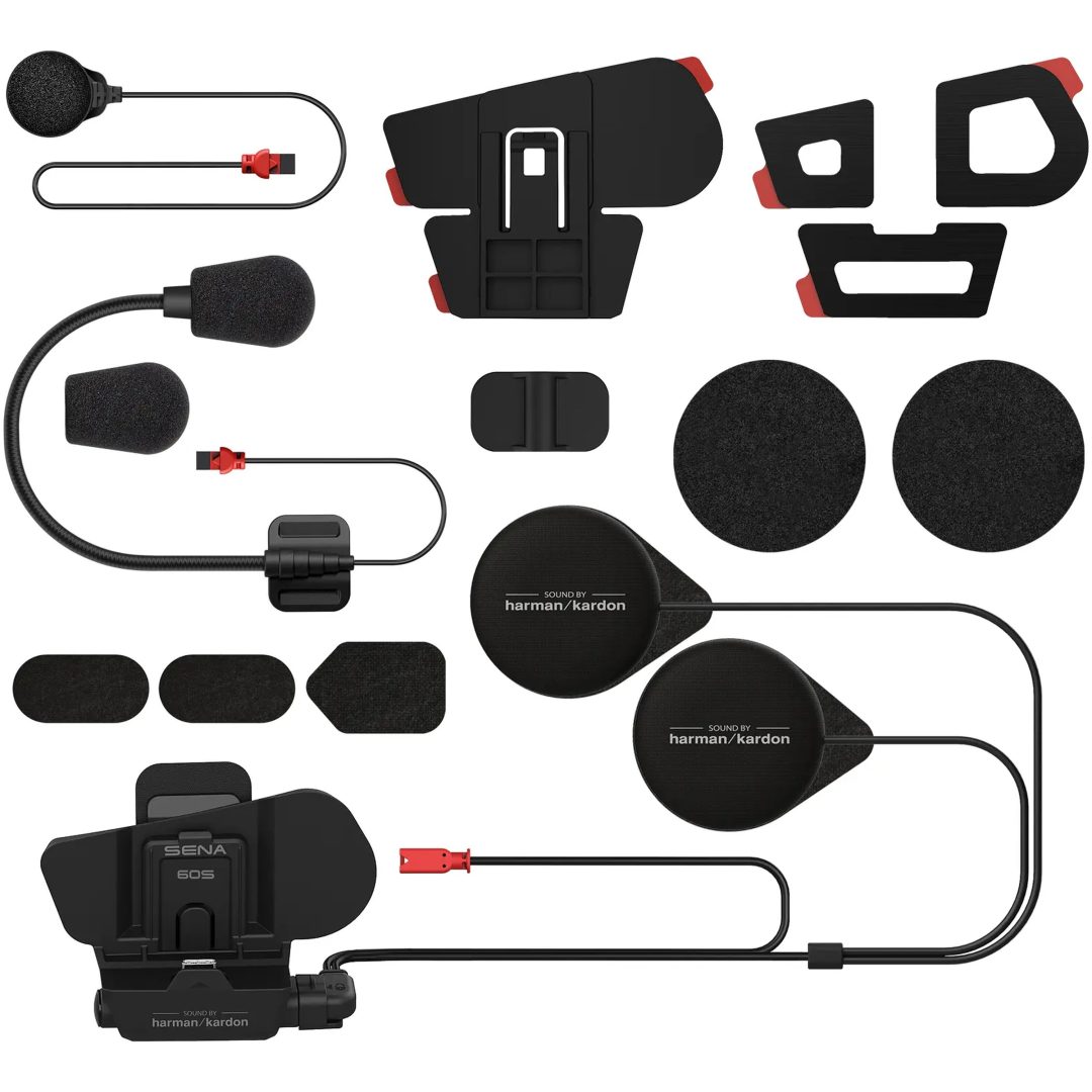 Hjälmfäste Kit 60S Universal Mikrofon Svart SENA