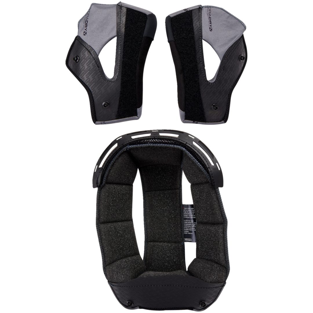 Hjälminteriör Kit Airflite Comfort R1 Grå ICON Grå – bild 2