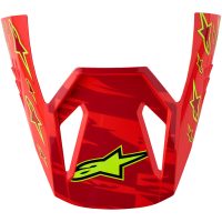 Hjälmskärm Barn SM3 Falcon Blå Röd Vit ALPINESTARS(MX)
