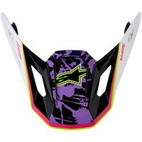 Hjälmskärm Blaster Rosa Lila Vit ALPINESTARS(MX)