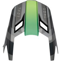 Hjälmskärm Fleet Camber Svart Grå Grön THOR