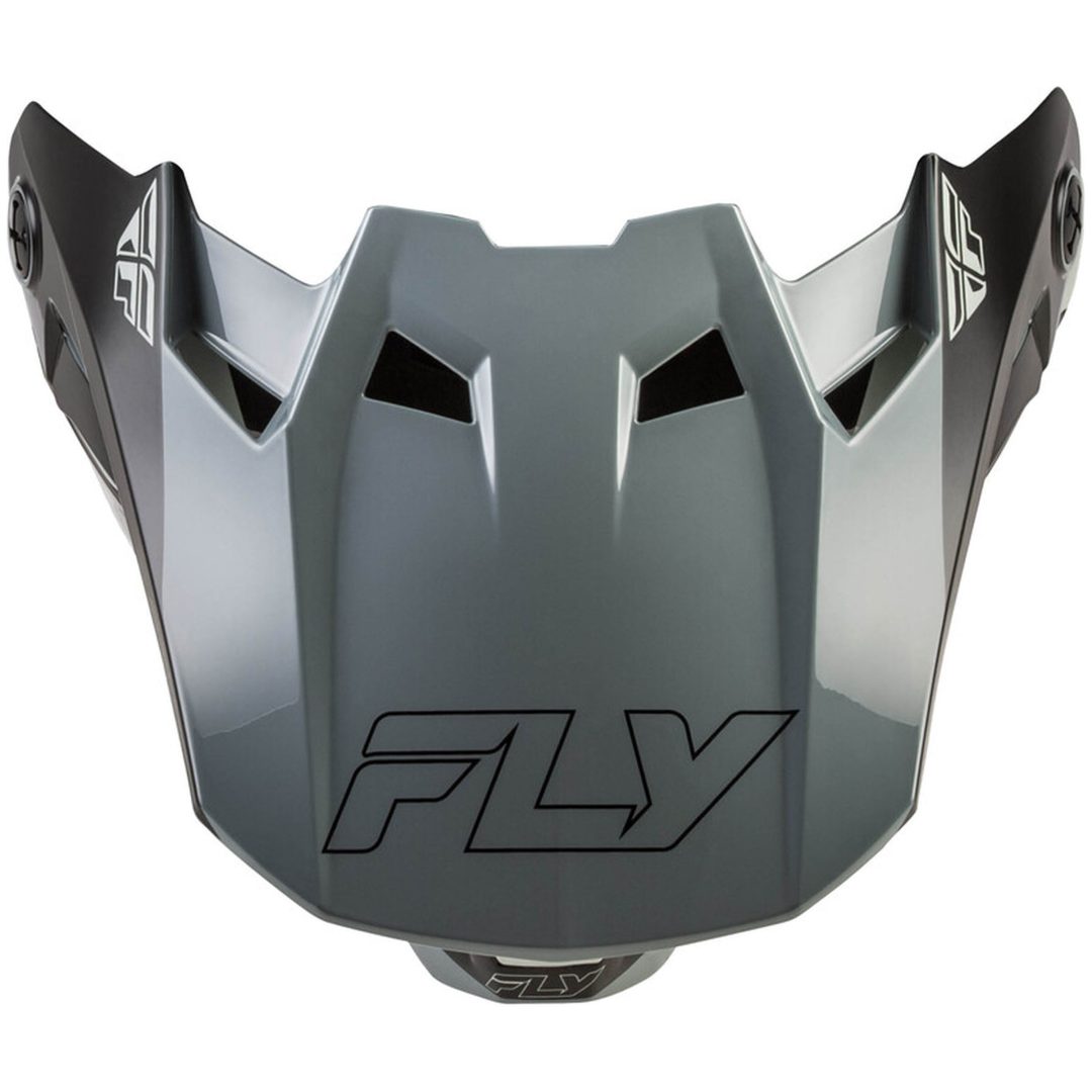 Hjälmskärm Formula CC Glide Grå/Ljusgrå/Svart FLY RACING YL/S