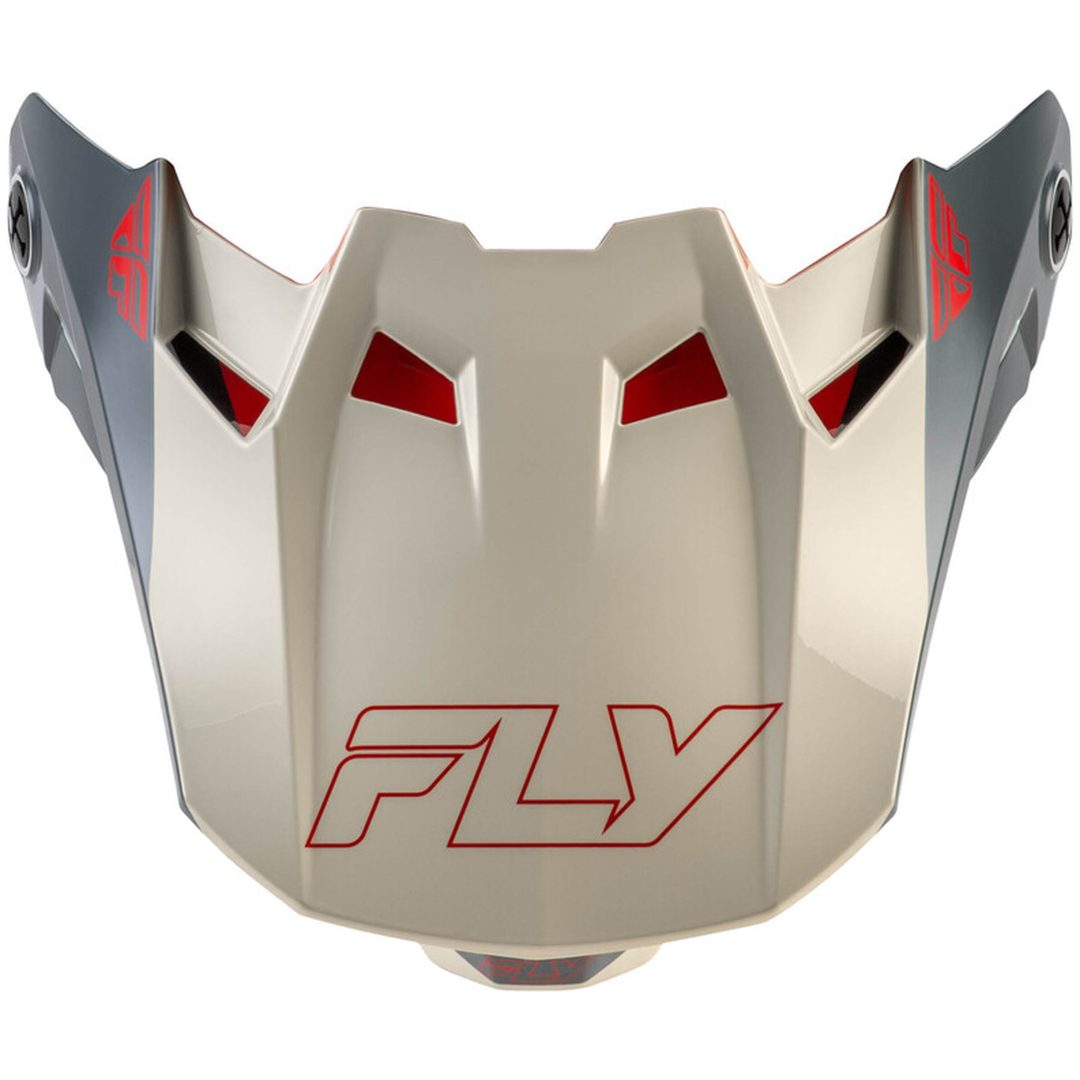 Hjälmskärm Formula CC Glide Svart/Röd/Grå FLY RACING M/L