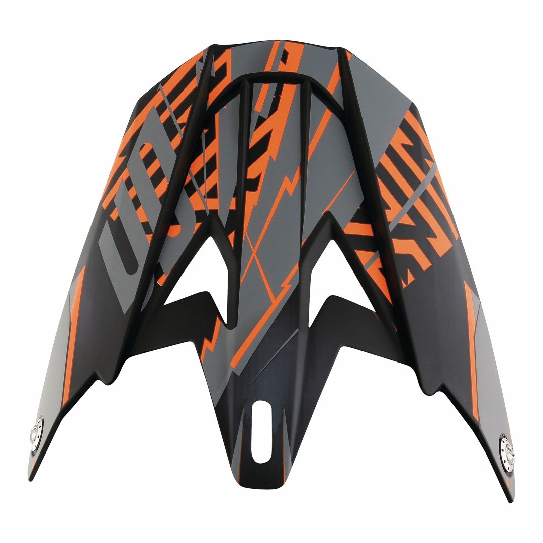 Hjälmskärm Furious Infinity 2017 Neon/Orange/Grå Shot En storlek