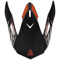 Hjälmskärm Meteor V2 Axis Svart Orange AMOQ