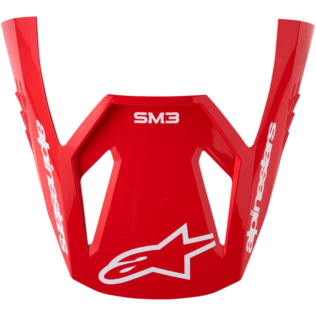 Hjälmskärm Radium Röd Vit ALPINESTARS(MX) En storlek