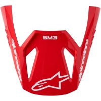 Hjälmskärm Radium Röd Vit ALPINESTARS(MX)