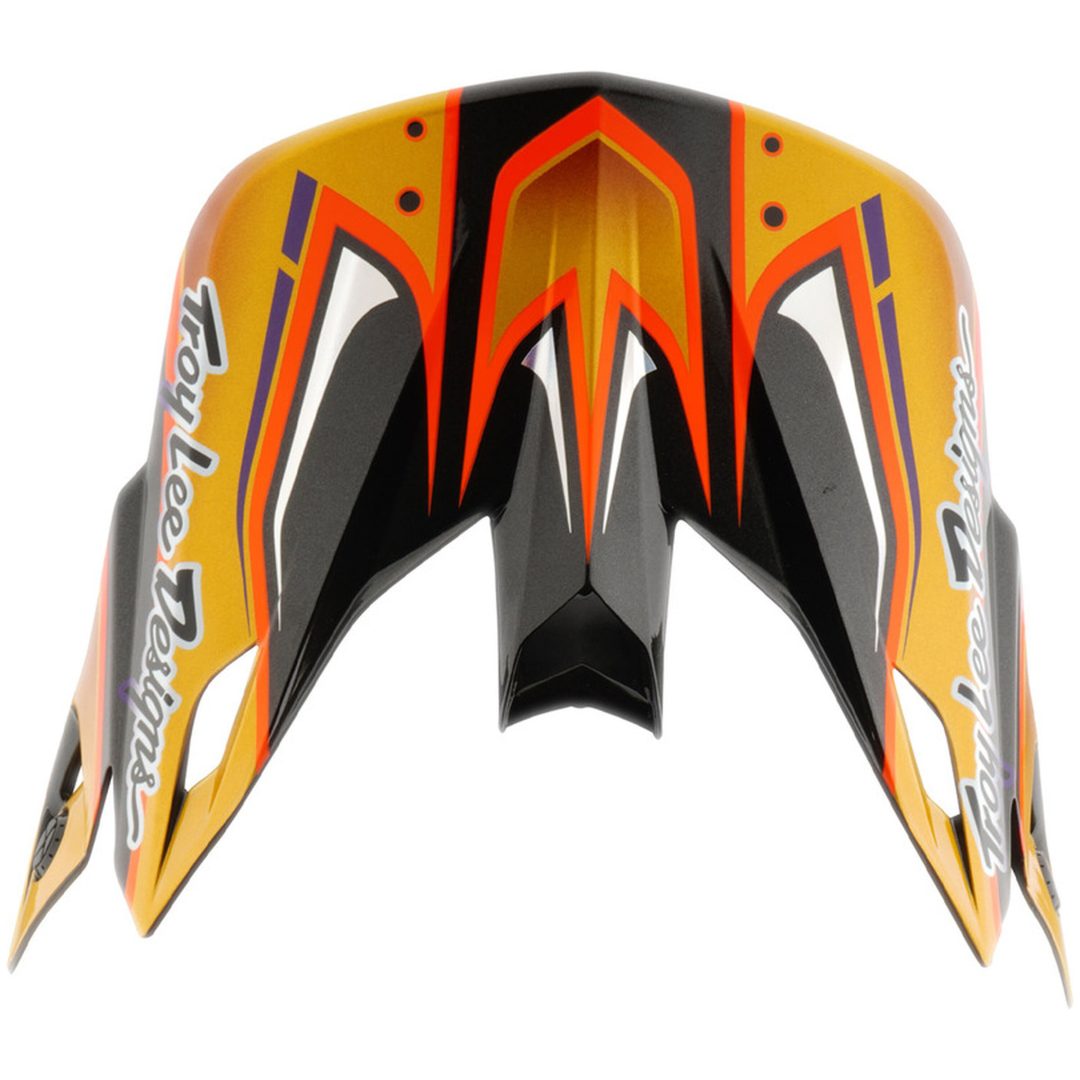 Hjälmskärm SE5 Carbon Guld TROY LEE DESIGNS En storlek vuxen