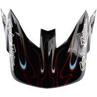 Hjälmskärm SE5 Carbon Torched Svart/Röd TROY LEE DESIGNS