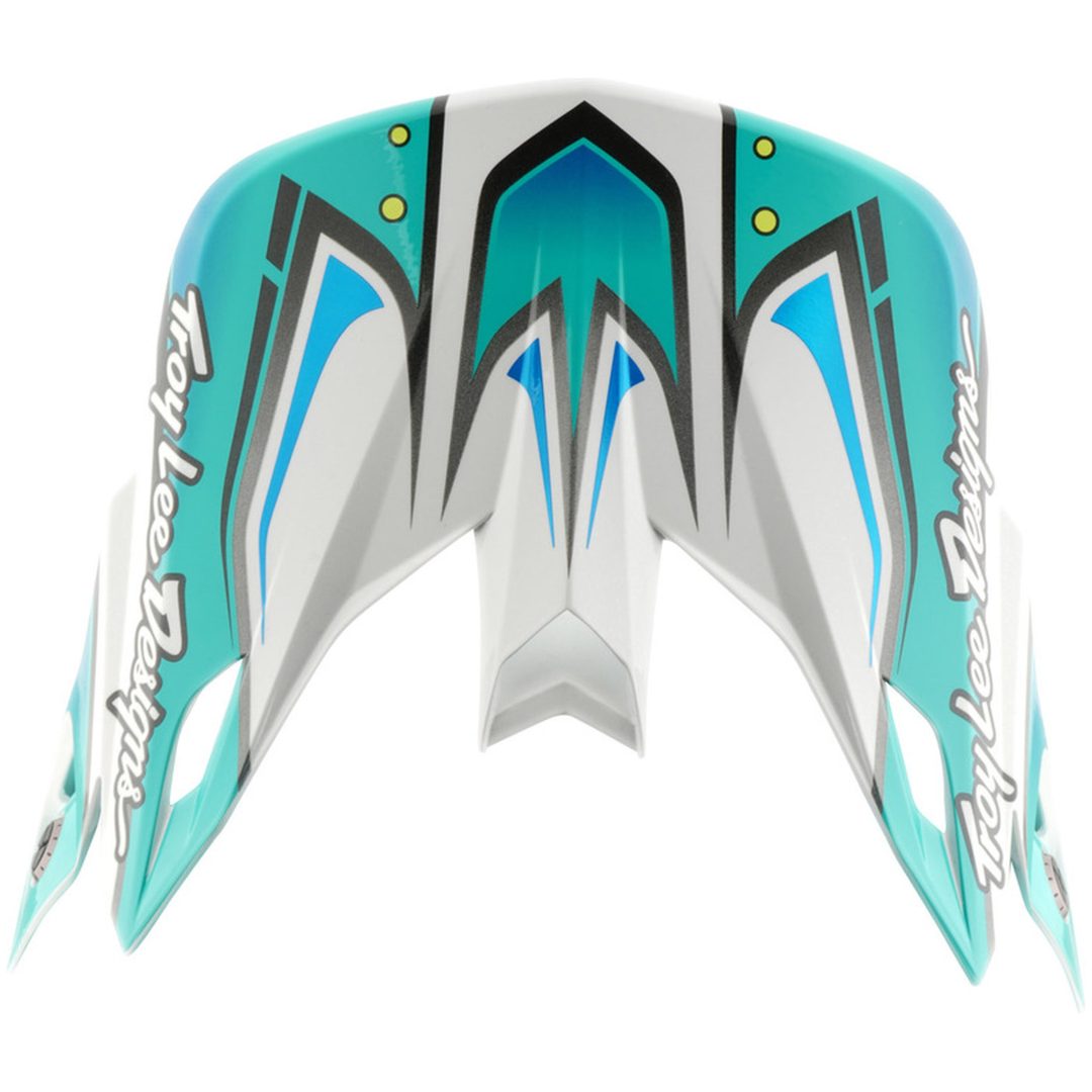 Hjälmskärm SE5 Composite Crest Real Teal Turkos TROY LEE DESIGNS En storlek vuxen