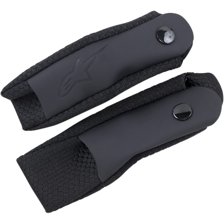 Hjälmtillbehör Chin Strap Cover Set Svart ALPINESTARS Svart – bild 2