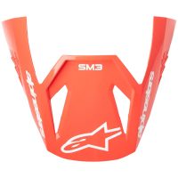 Hjälmvisir S-M3 Radium Röd/Vit ALPINESTARS