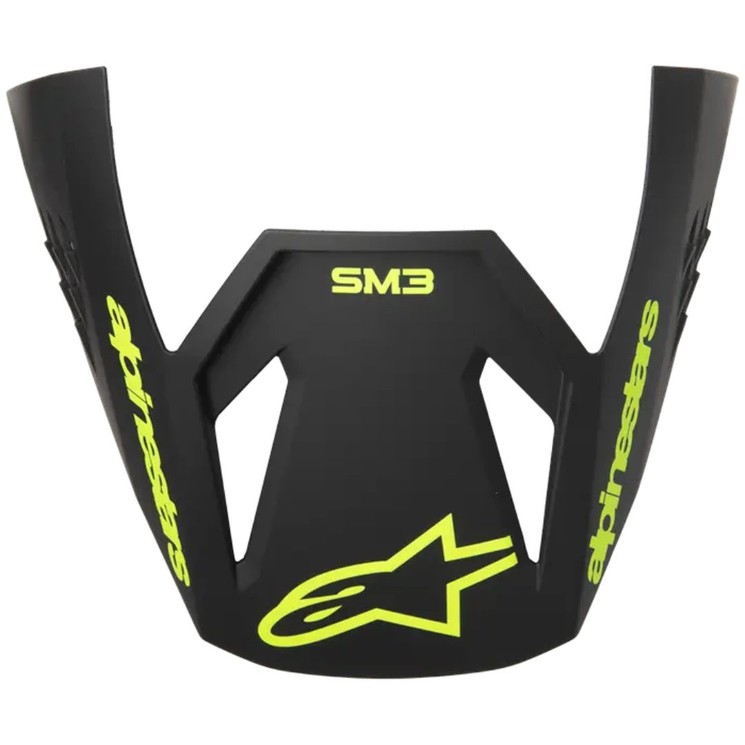 Hjälmvisir S-M3 Radium Svart/Gul ALPINESTARS En storlek