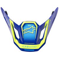 Hjälmvisir S-M7 Deed Blå/Gul ALPINESTARS