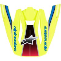 Hjälmvisir Sm5 Sail Gul/Blå ALPINESTARS